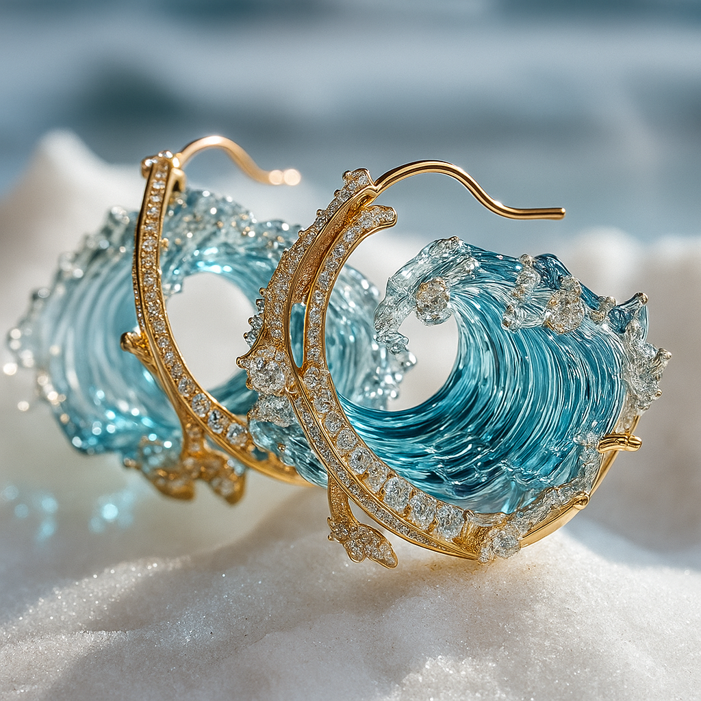 Vanessa | Stormy Sea Earrings