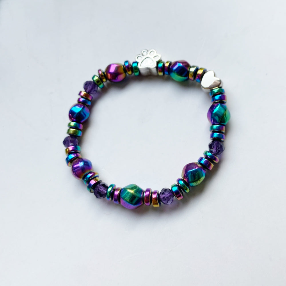 MAELA – Stylish Magnetic Bracelet with Charming Paw Pendant