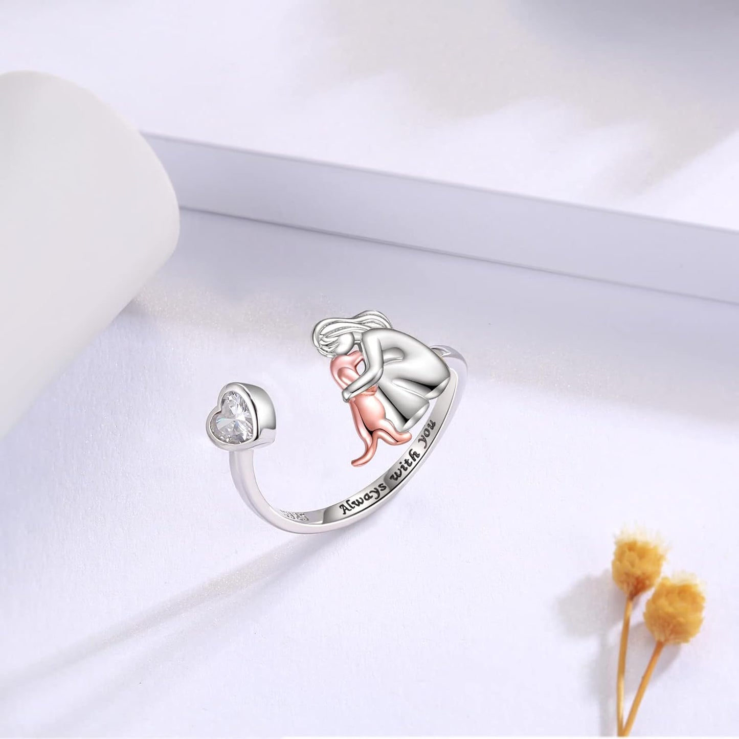 Always in My Heart Adjustable Ring