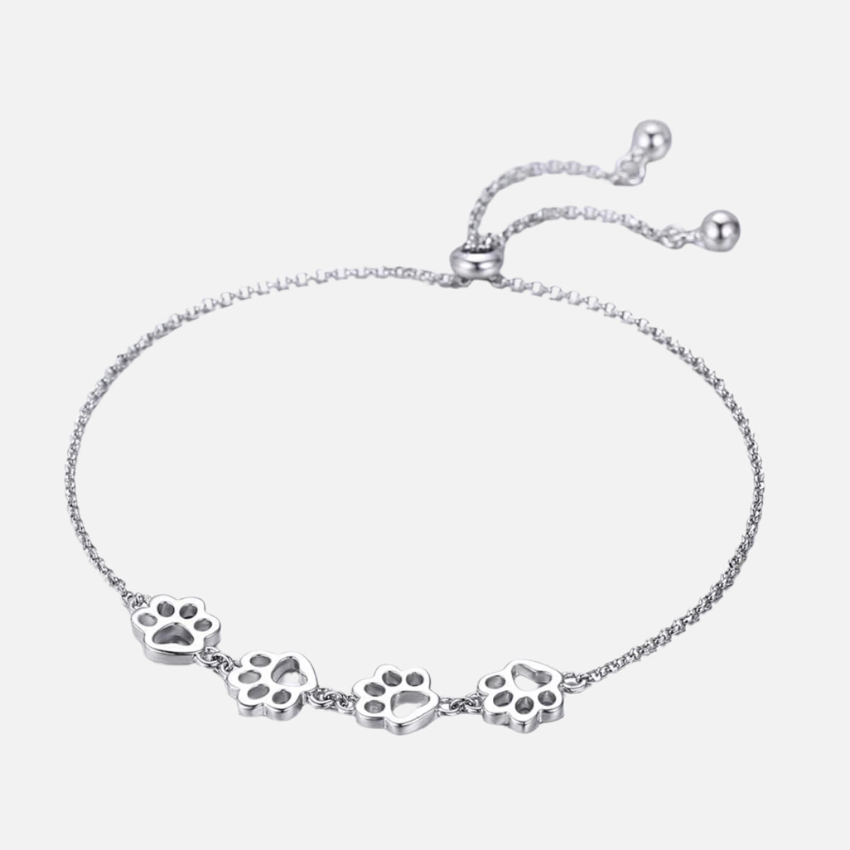 MELIA โ Elegant Adjustable Paw Bracelet Made of High-Quality 925 Sterling Silver