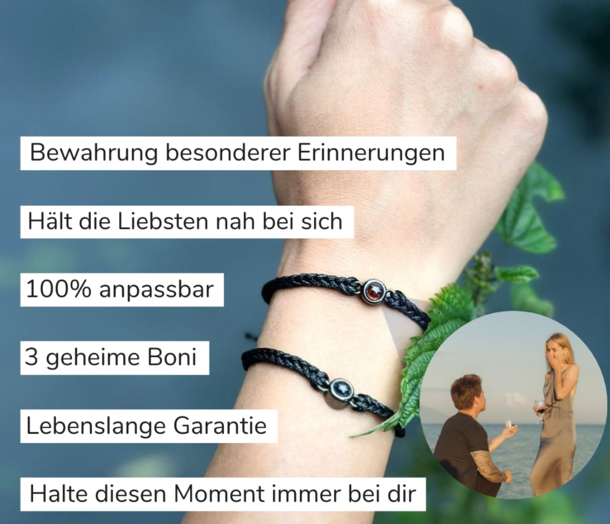Memorial Bracelet Handmade with Your Own Picture