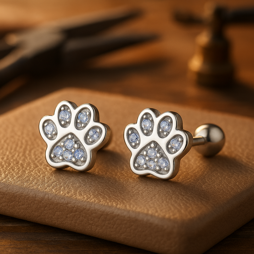 Whispering Petals Stud Earrings