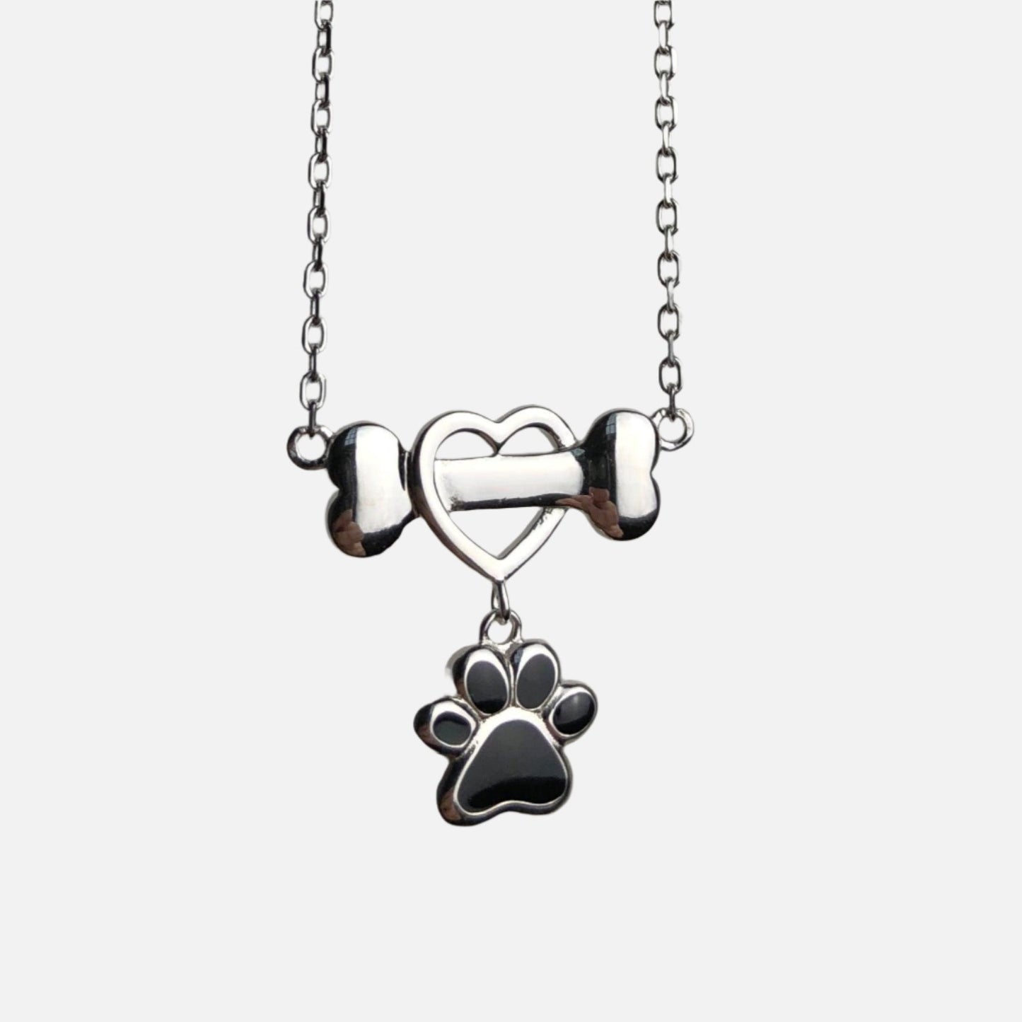MEJA – Elegant Necklace with Delicate Paw Design Made of Durable Stainless Steel