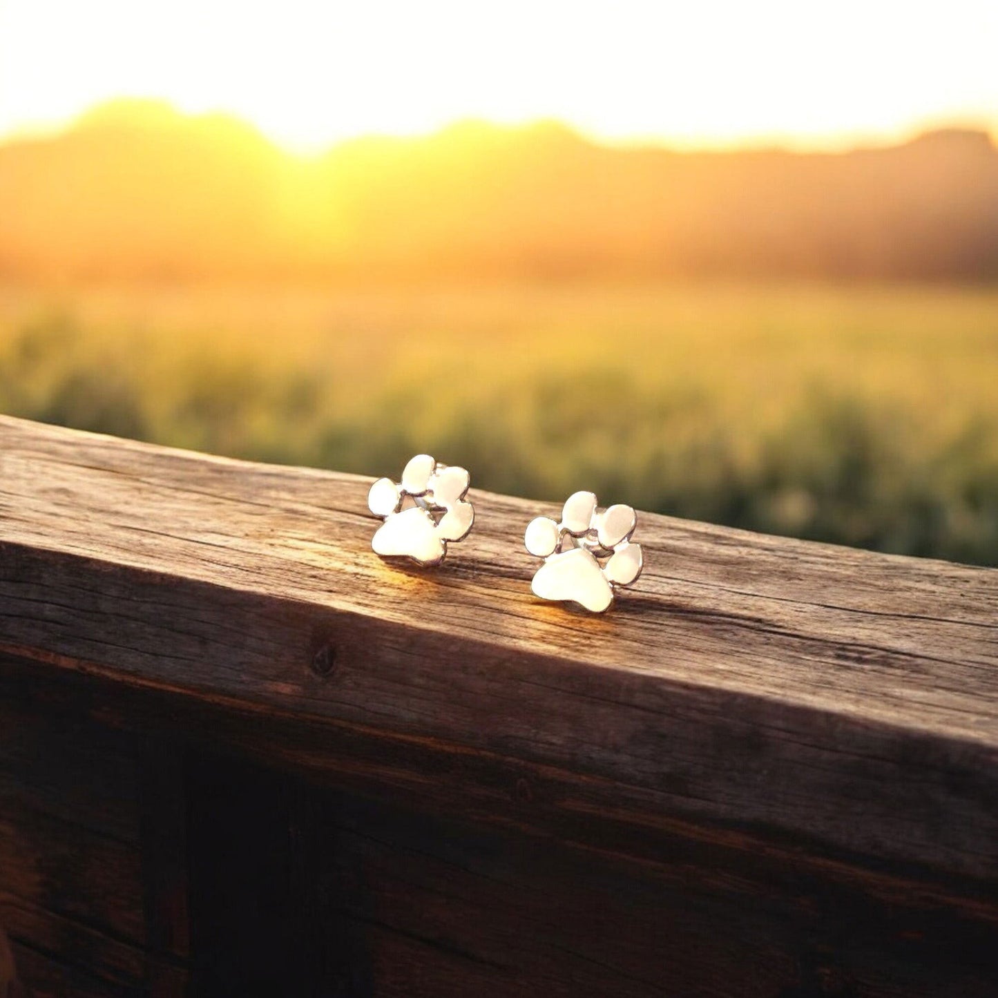 LINAI – Elegant Hypoallergenic Paw Earrings Made of Stainless Steel for Any Occasion
