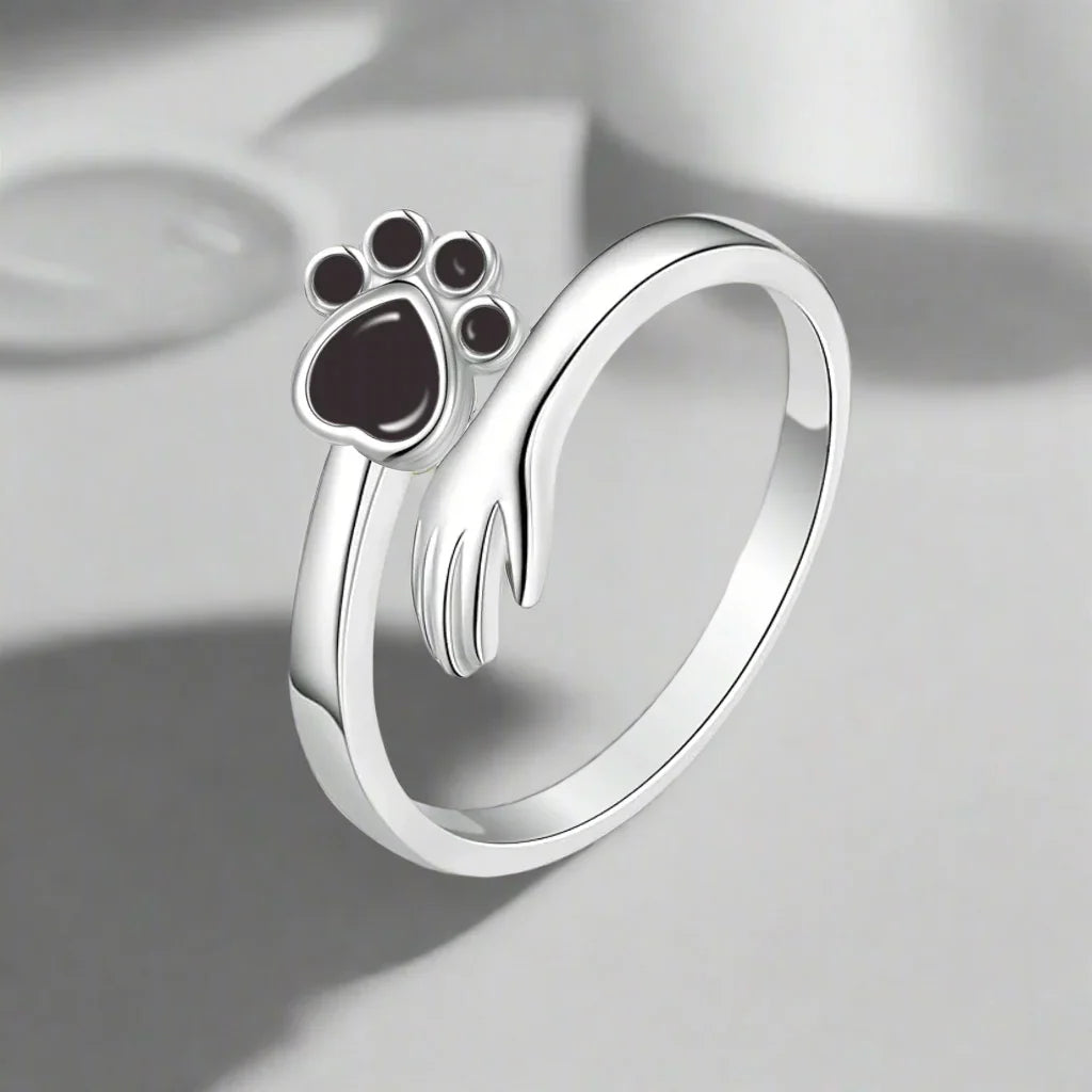 Whispering Paws Adjustable Ring