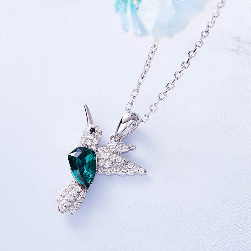 LYRIN โ Sparkling Humming Sparkle Necklace with Zirconia for an Elegant Look