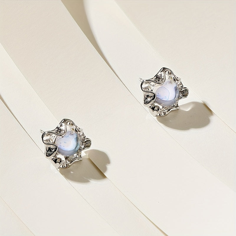 Annette Moon Stone- Earrings
