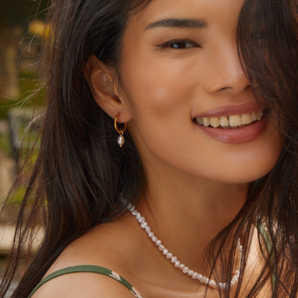Bella Sweetwater Pearl Earrings