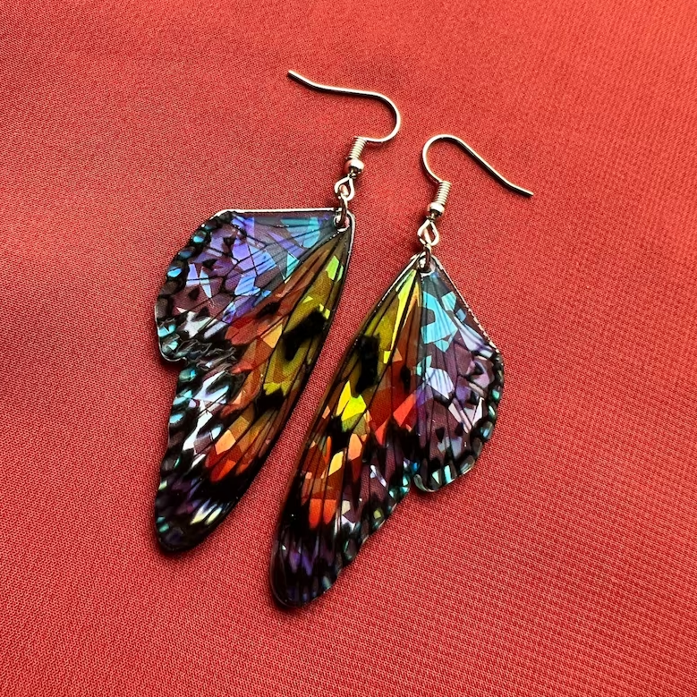 Whimsical Butterfly Wings Earrings