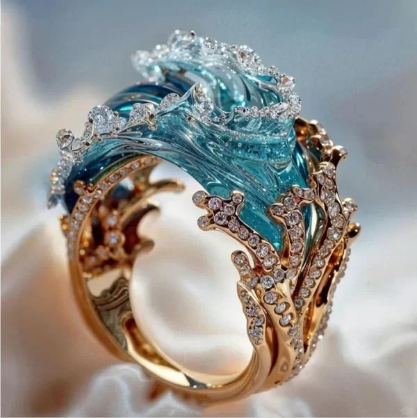 Azure Pledge Ring | Gold