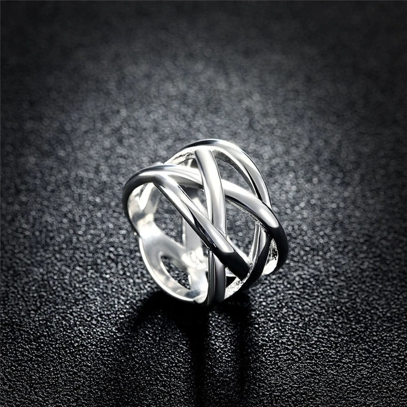 Braided Silver Ring