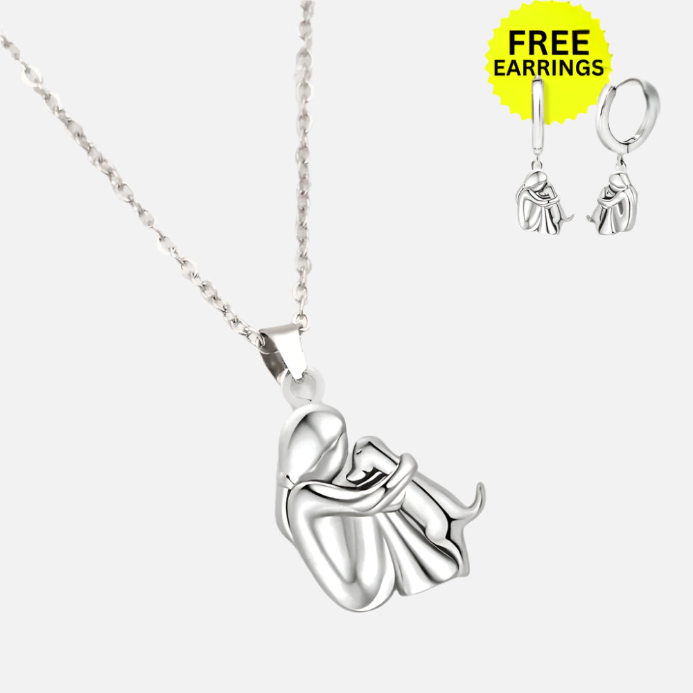 Ametis β Elegant Hug Pendant with Matching Earrings β Limited Time Just for You