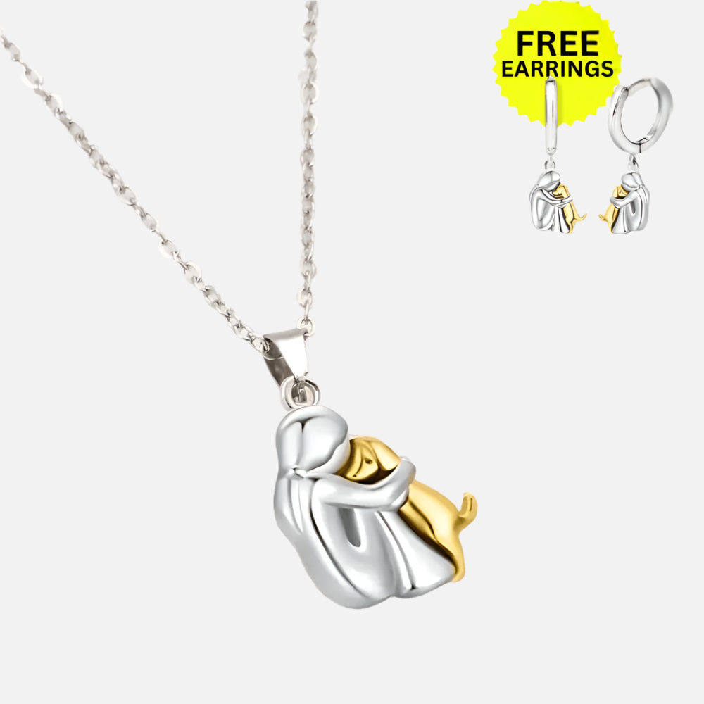 Ametis β Elegant Hug Pendant with Matching Earrings β Limited Time Just for You