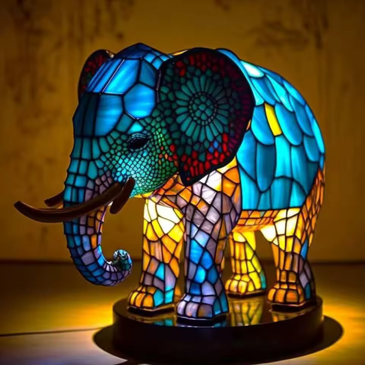 GlowElephant - handmade lamp that makes hearts shine
