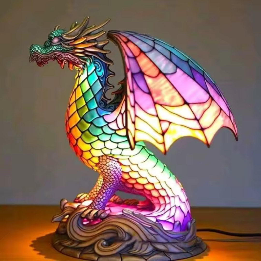 GlowDragon - handcrafted lamp that makes hearts shine