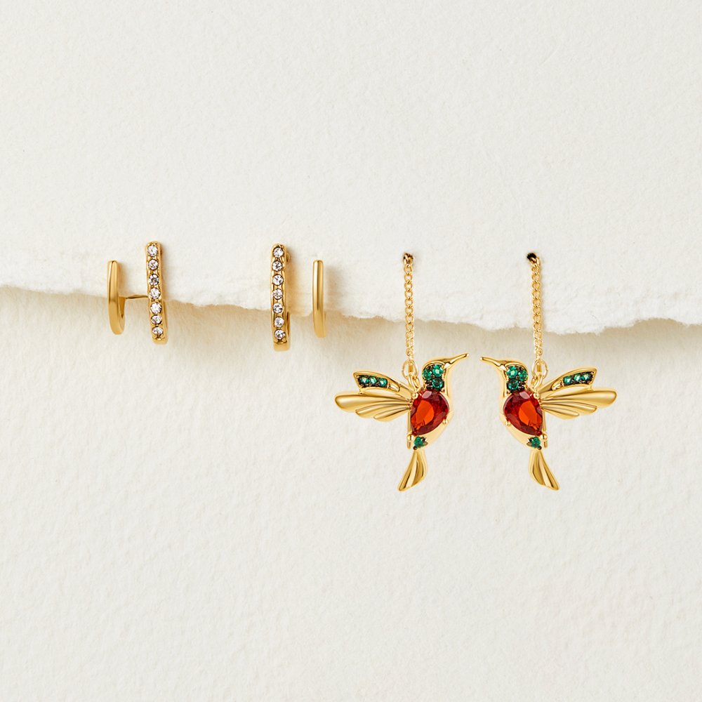 Claw Jewelry in Gold & Crystal