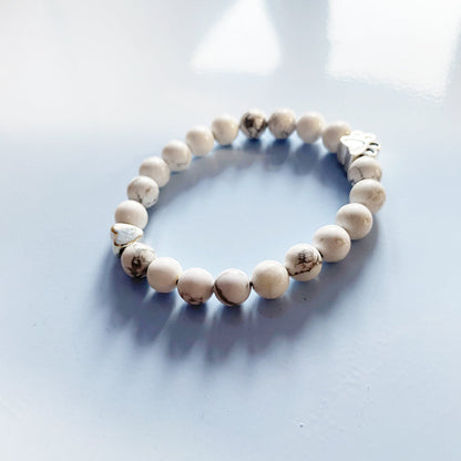 ELARA – Handmade Natural Stone Bracelet with Cute Paw and Heart Charms for a Unique Look