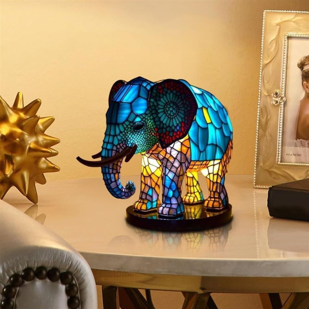 GlowElephant - handmade lamp that makes hearts shine