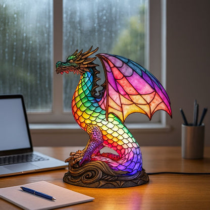 GlowDragon - handcrafted lamp that makes hearts shine