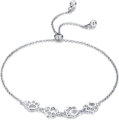 Dog Paw Print Bracelet – Adjustable Bracelet