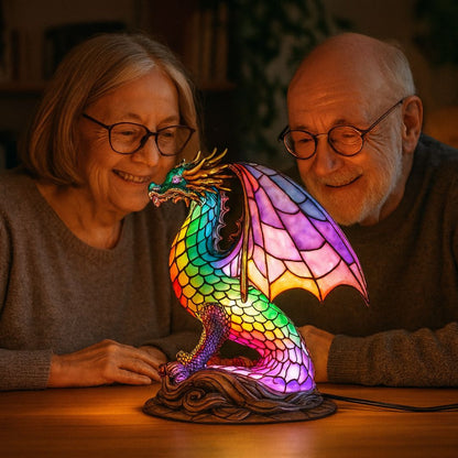 GlowDragon - handcrafted lamp that makes hearts shine