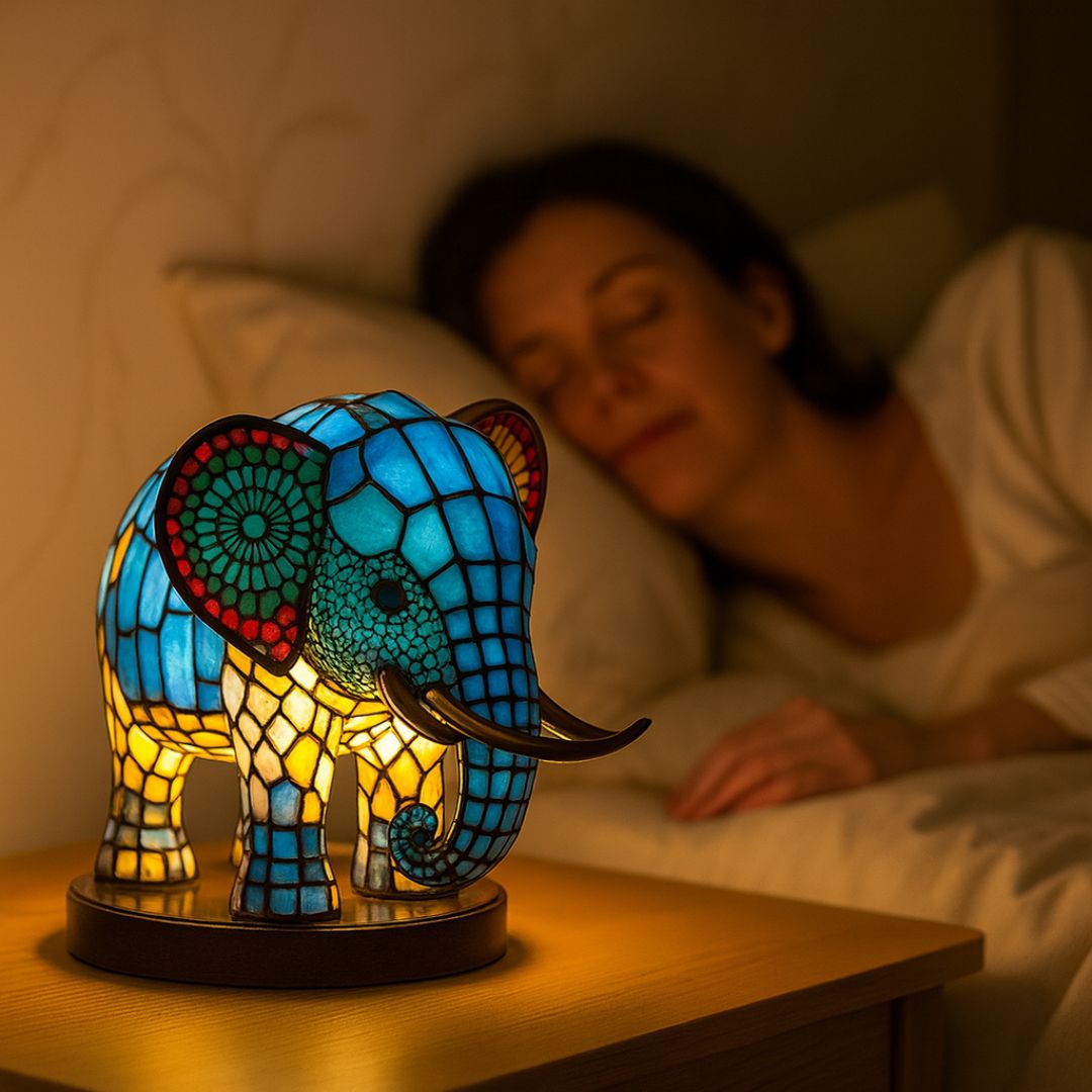 GlowElephant - handmade lamp that makes hearts shine