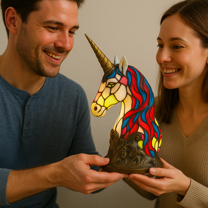 GlowUnicorn - handcrafted lamp that makes hearts shine