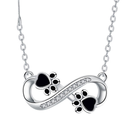 Celestial Paw Print Pendant