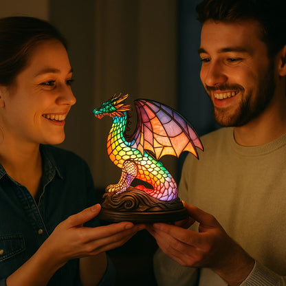GlowDragon - handcrafted lamp that makes hearts shine