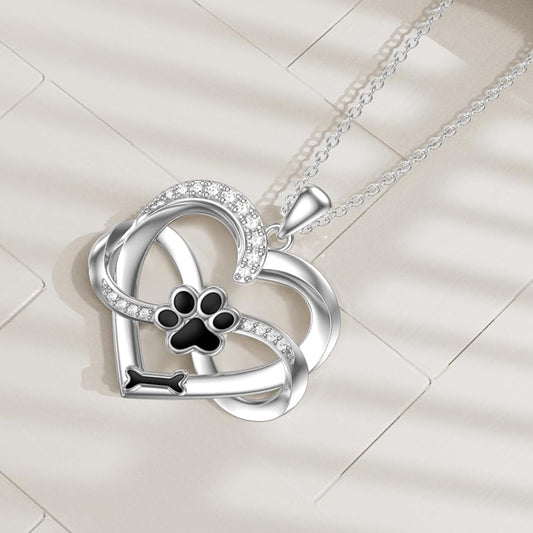Endless Love Paw Necklace
