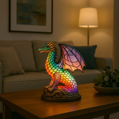 GlowDragon - handcrafted lamp that makes hearts shine