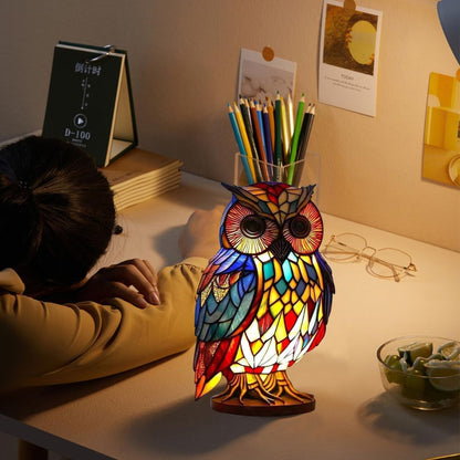 Glow Owl - handcrafted lamp that makes hearts shine