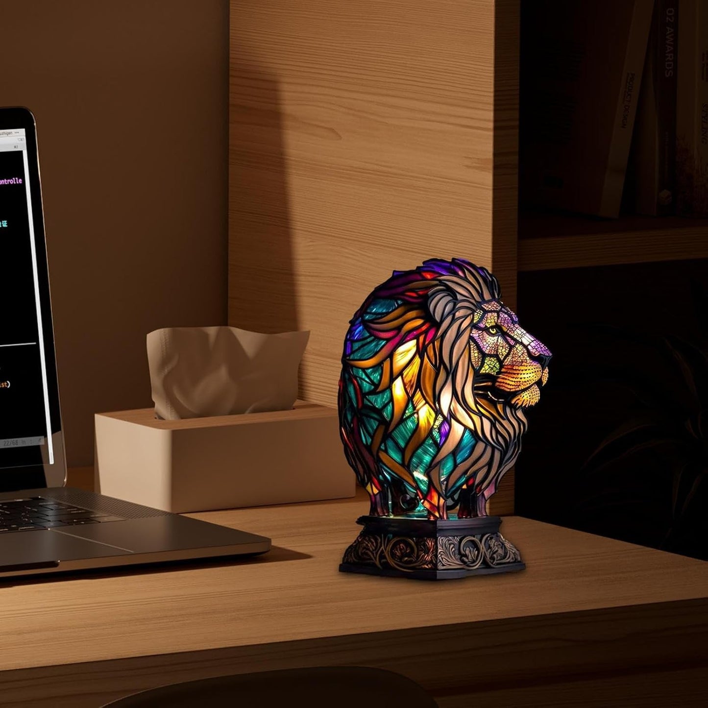 GlowLion - handcrafted lamp that makes hearts shine