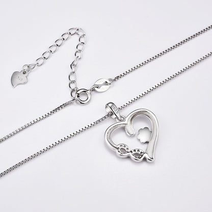 SOREA – Elegant Necklace with Paw, Heart, and Infinity Symbols for Animal Lovers