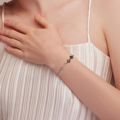 Dog Paw Print Bracelet – Adjustable Bracelet