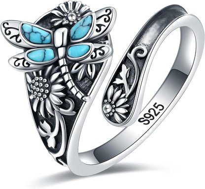 Celestial Dragonfly Spoon Ring