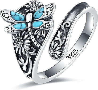 Celestial Dragonfly Spoon Ring