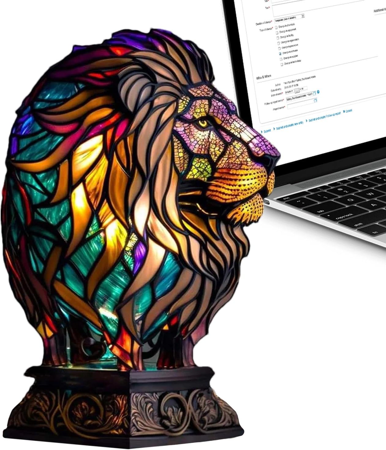 GlowLion - handcrafted lamp that makes hearts shine