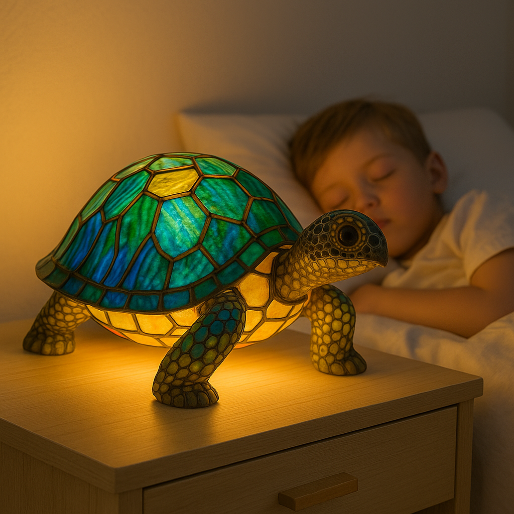 GlowTurtle - handcrafted lamp that makes hearts shine
