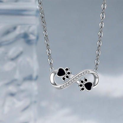 Celestial Paw Print Pendant