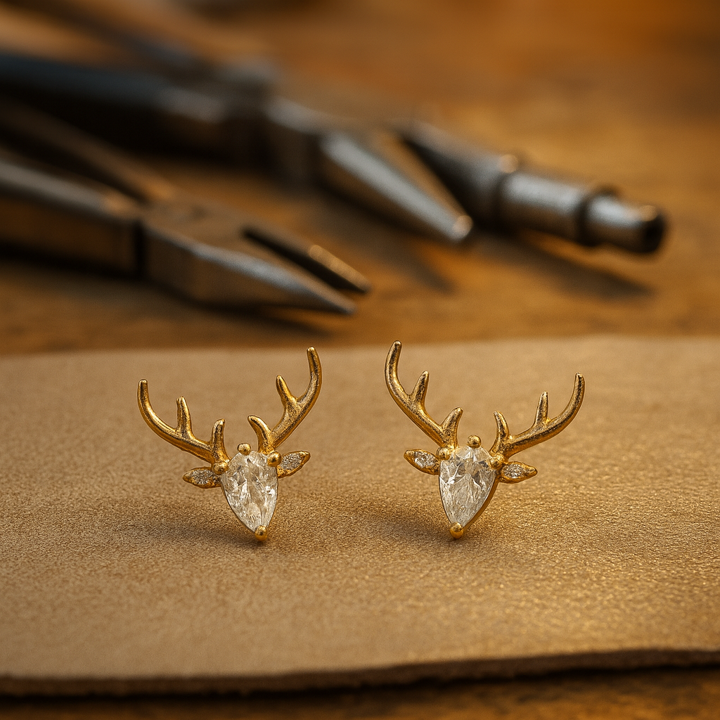 Celestial Antler Earrings