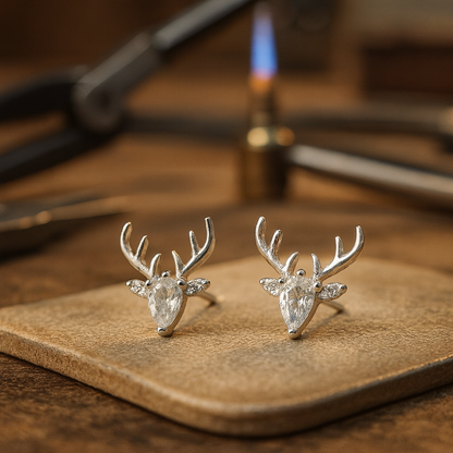 Celestial Antler Earrings