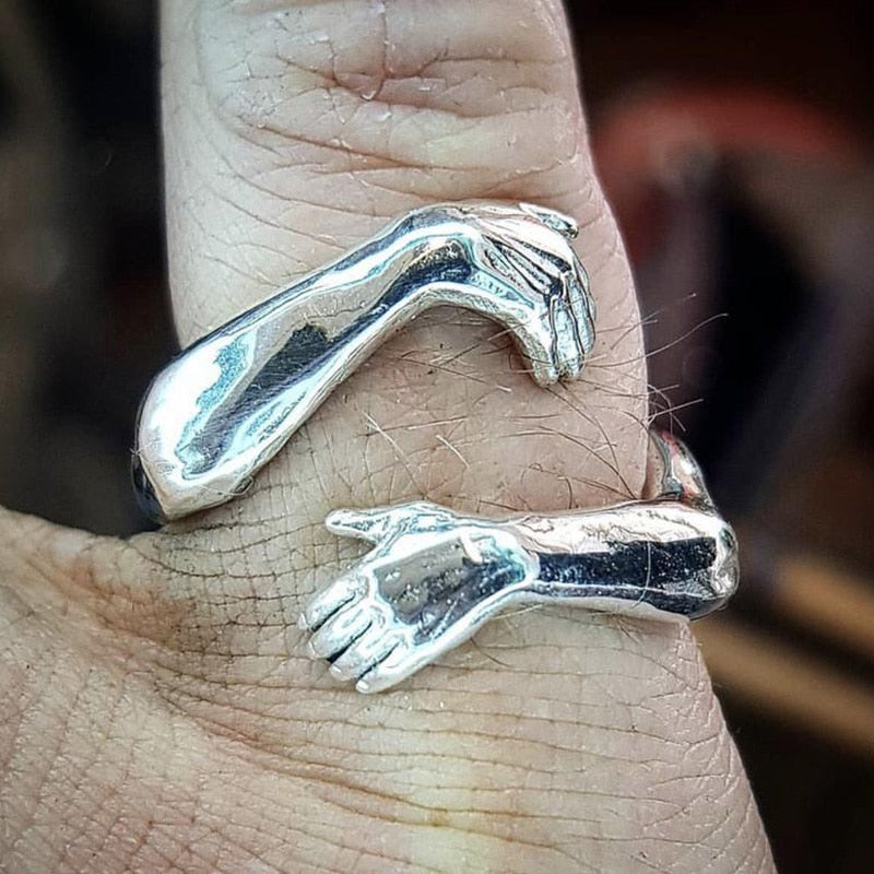 Embrace Me Ring in Silver
