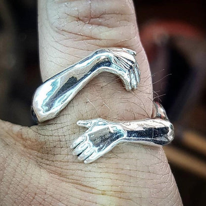 Embrace Me Ring in Silver