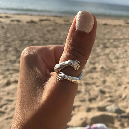 Embrace Me Ring in Silver