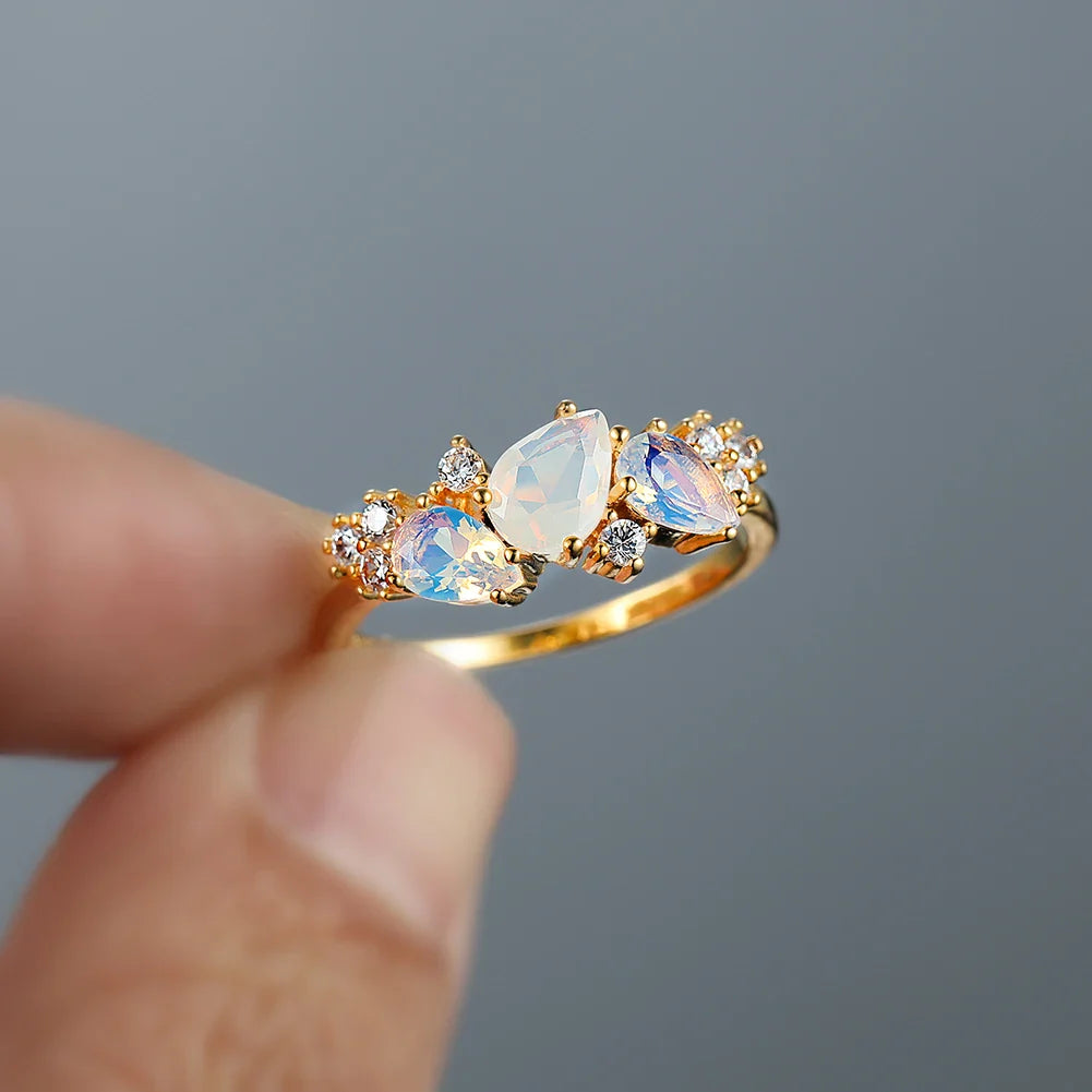Radiant Moonstone Ring