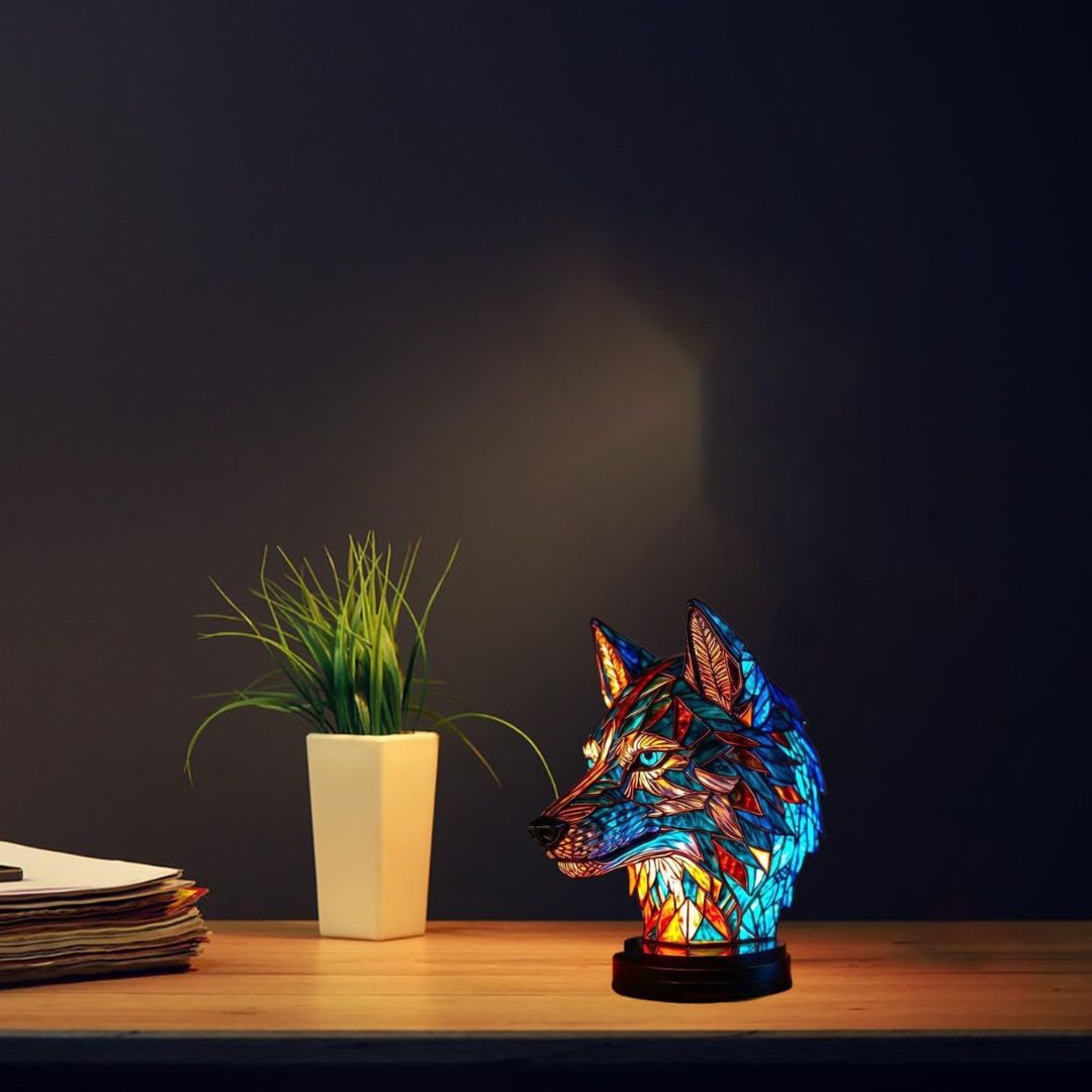 GlowWolf - handcrafted lamp that makes hearts shine
