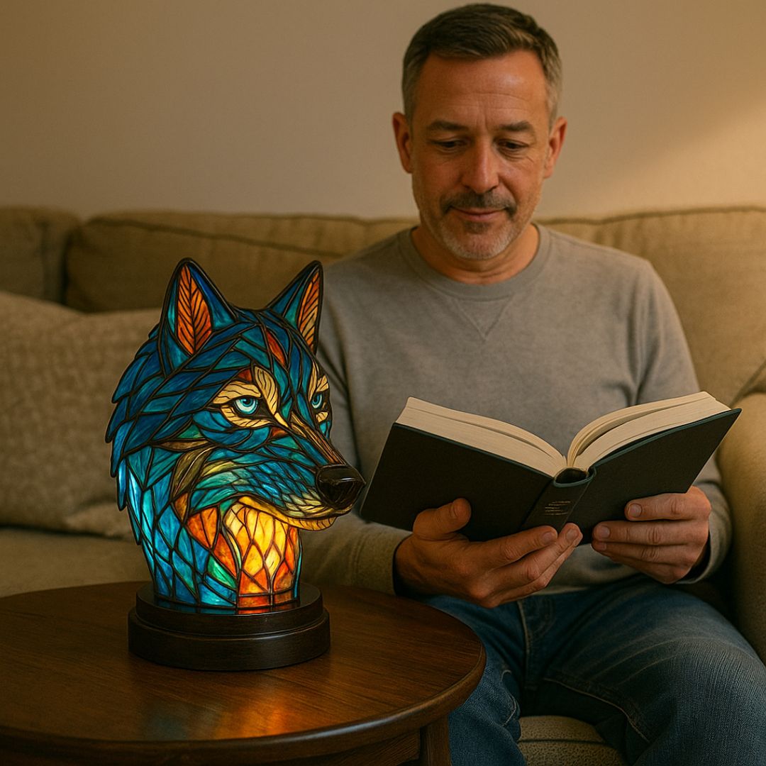 GlowWolf - handcrafted lamp that makes hearts shine