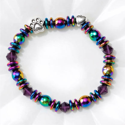 Whispering Paw Charm Bracelet