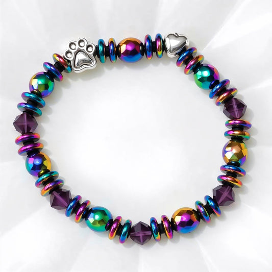 Whispering Paw Charm Bracelet